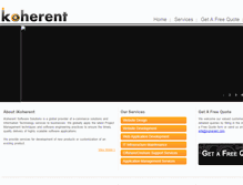 Tablet Screenshot of ikoherent.com